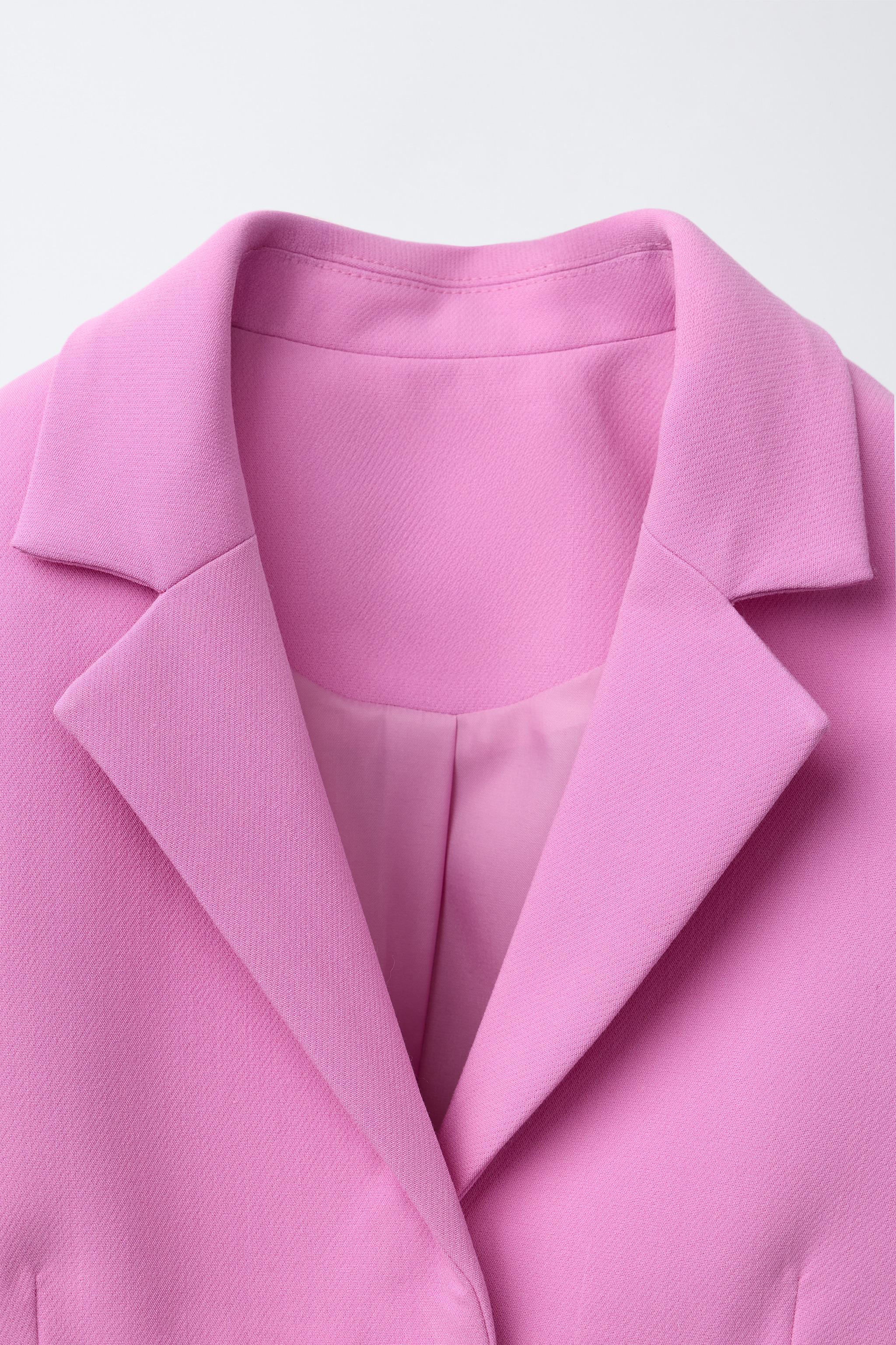 BUTTONED CROPPED BLAZER